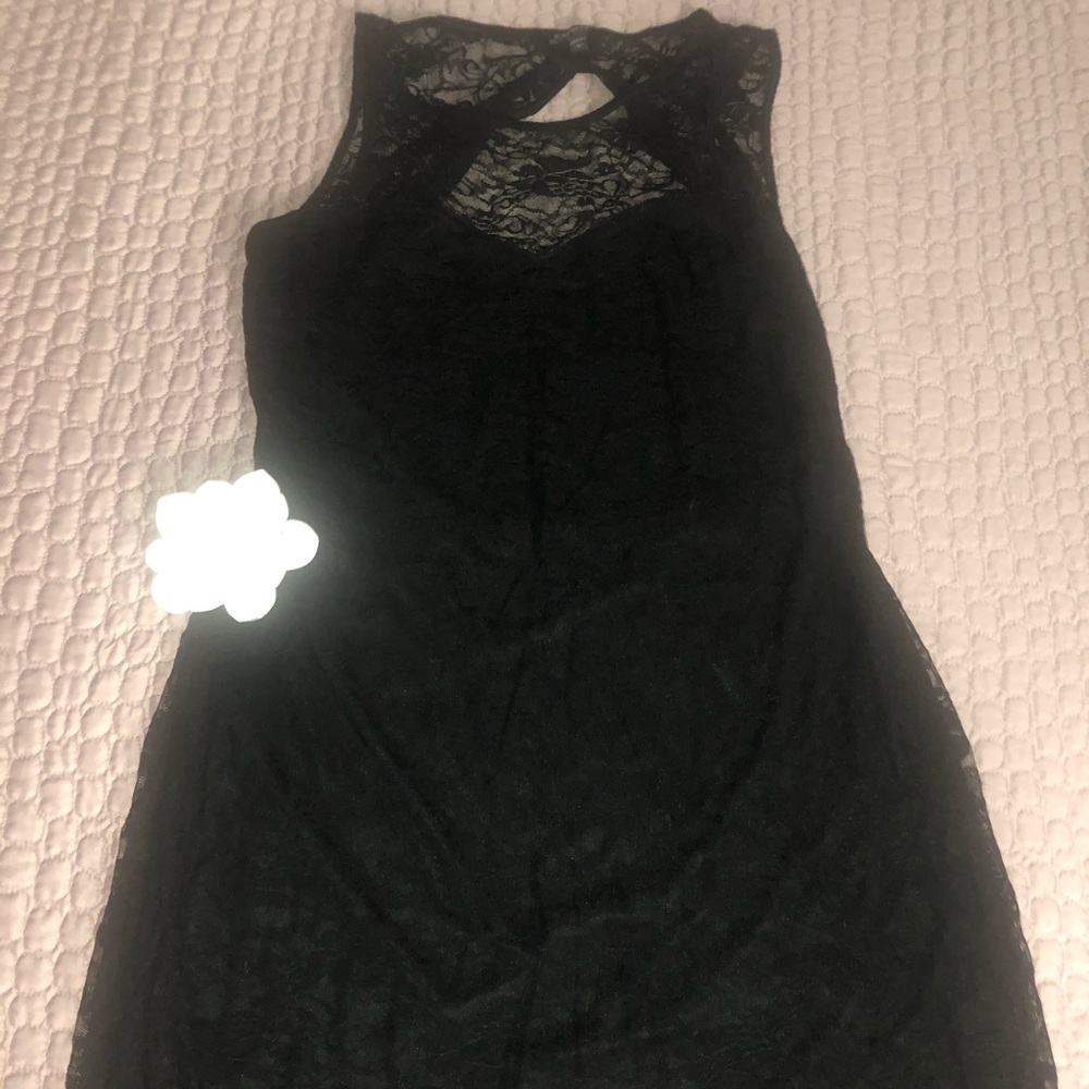 Express Black Lace Dress